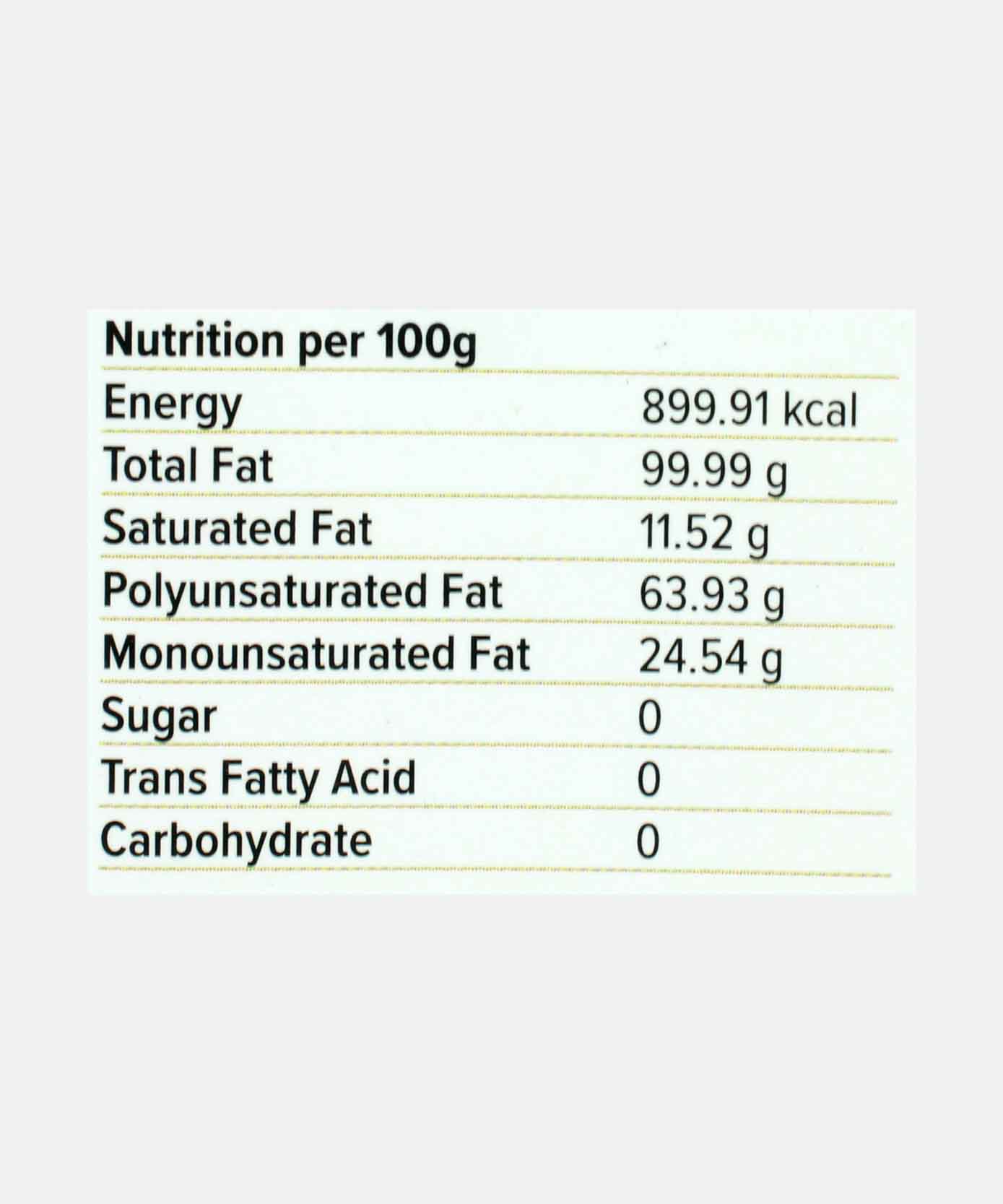 Conscious Food Sunflower Oil Cold - Pressed Organic 1 Lt