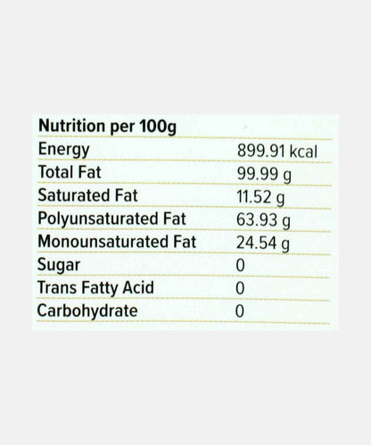Conscious Food Sunflower Oil Cold - Pressed Organic 1 Lt