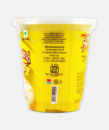 Amul Shrikhand Badam Pista 500 Gm
