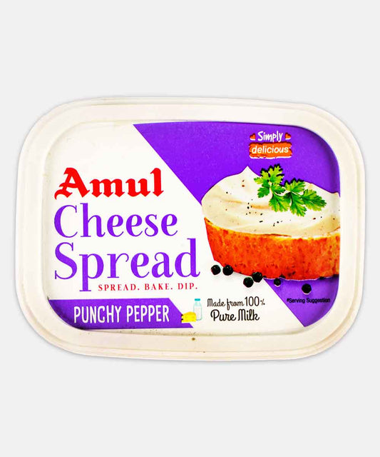 Amul Cheese Spread Punchy Pepper 200 Gm