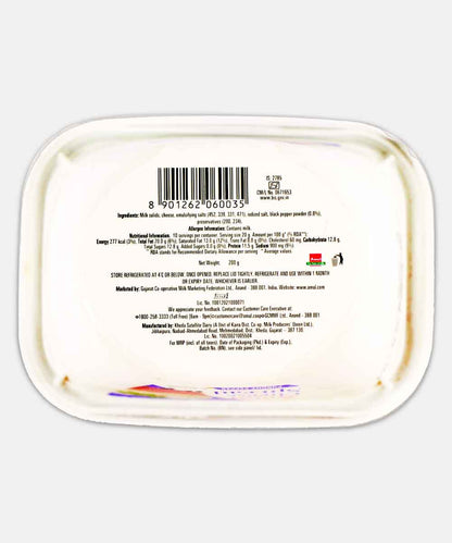 Amul Cheese Spread Punchy Pepper 200 Gm