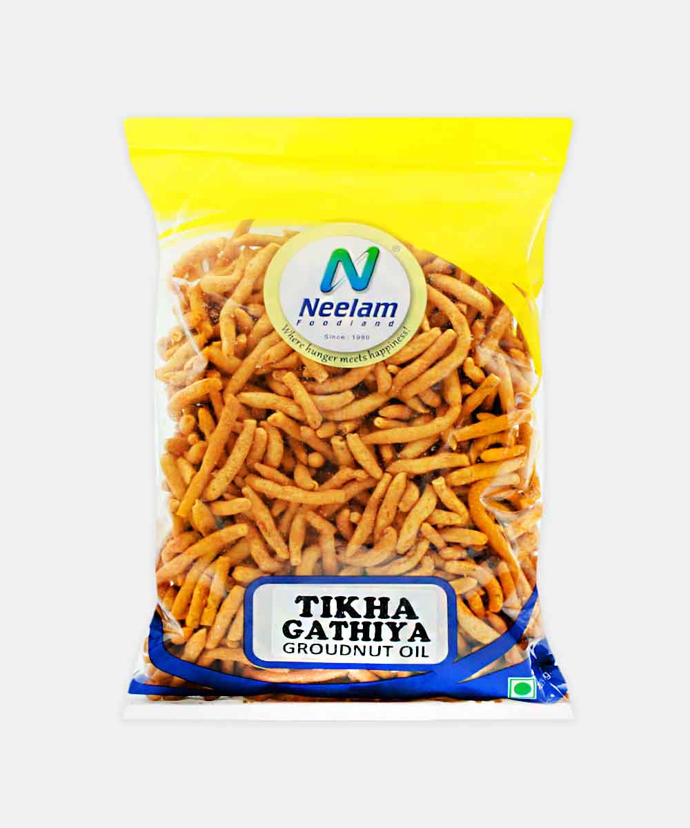 Tikha Gathiya In Groundnut Oil 200 Gm