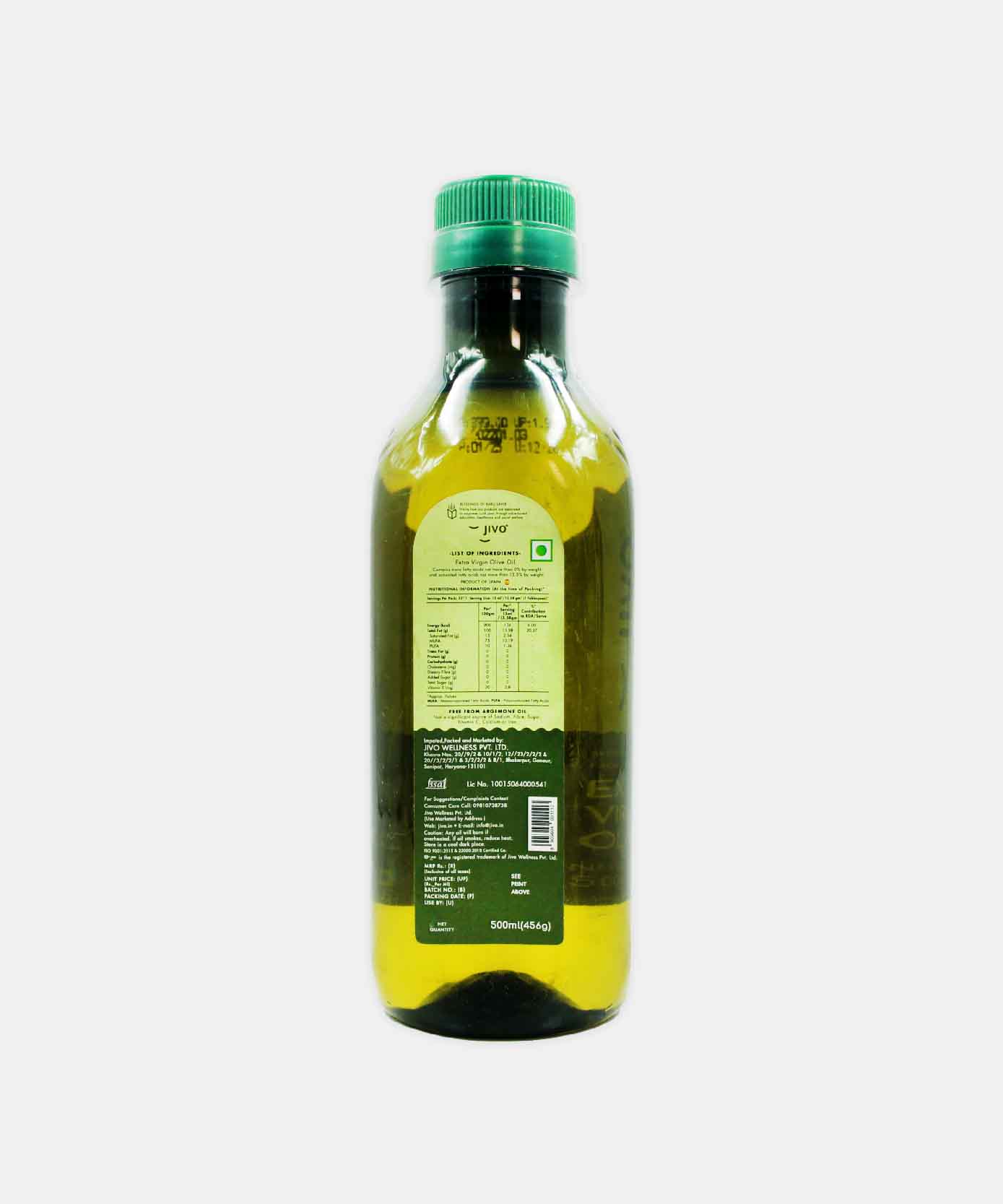 Jivo Extra Virgin Olive Oil 500 Ml
