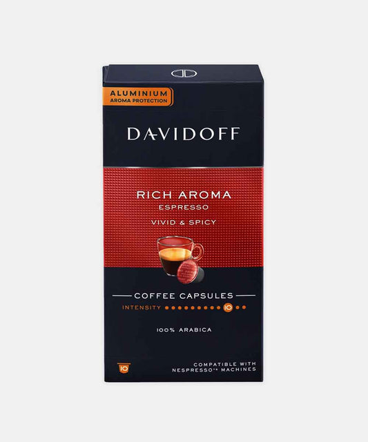 Davidoff Rich Aroma Espresso Vivid & Spicy Coffee Capsules 55 Gm