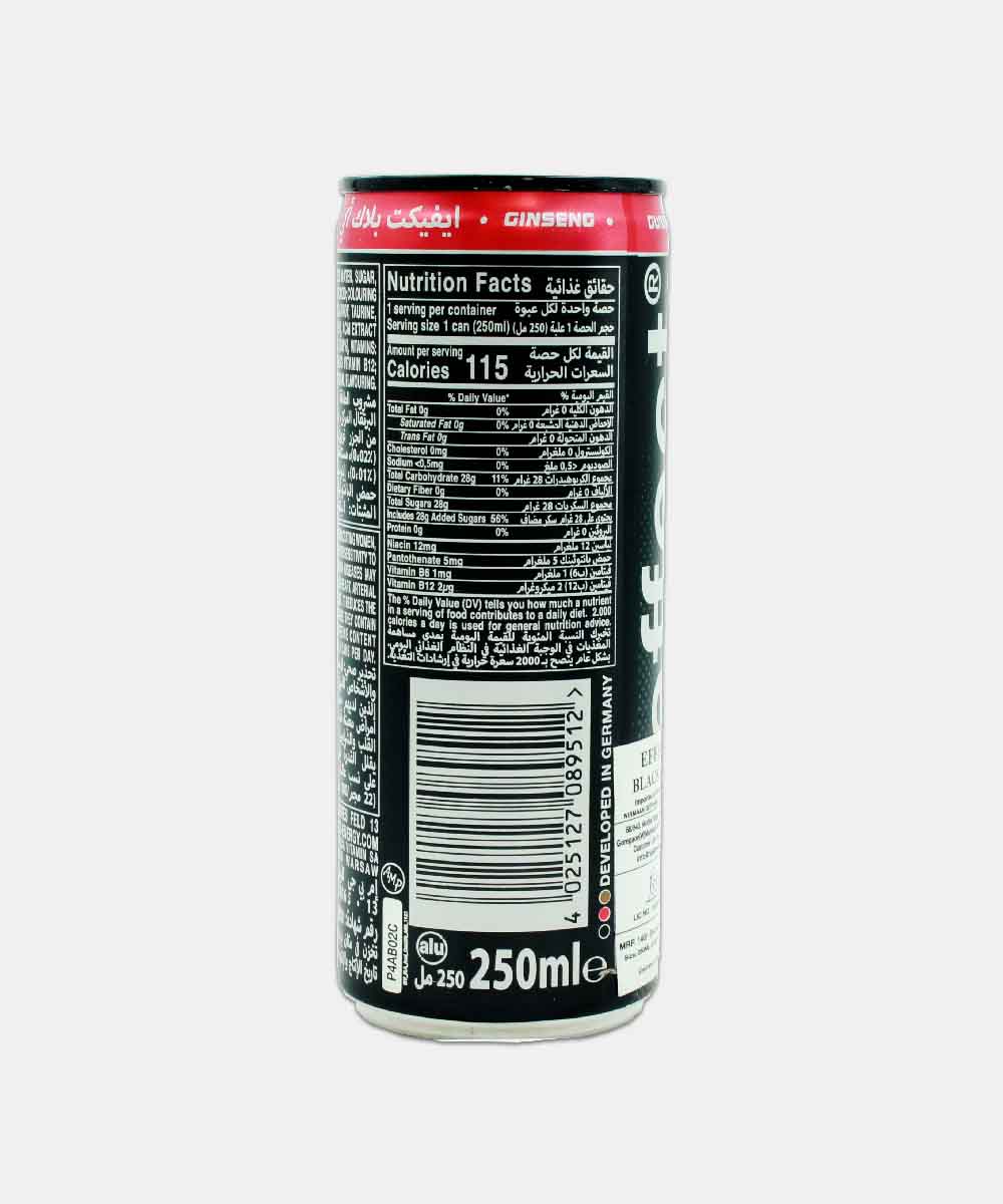 Effect Black Acai Energy Drink 250 Ml