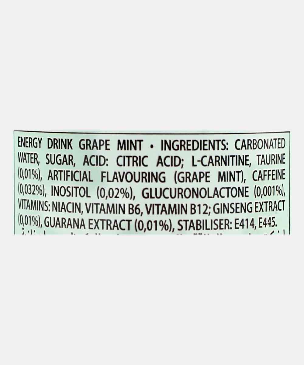 Effect Grape Mint Energy Drink 250 Ml