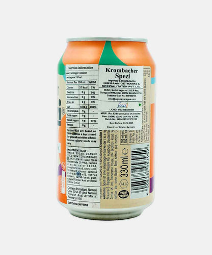 Krombacher Spezi Cola Orange Mix Drink 330 Ml