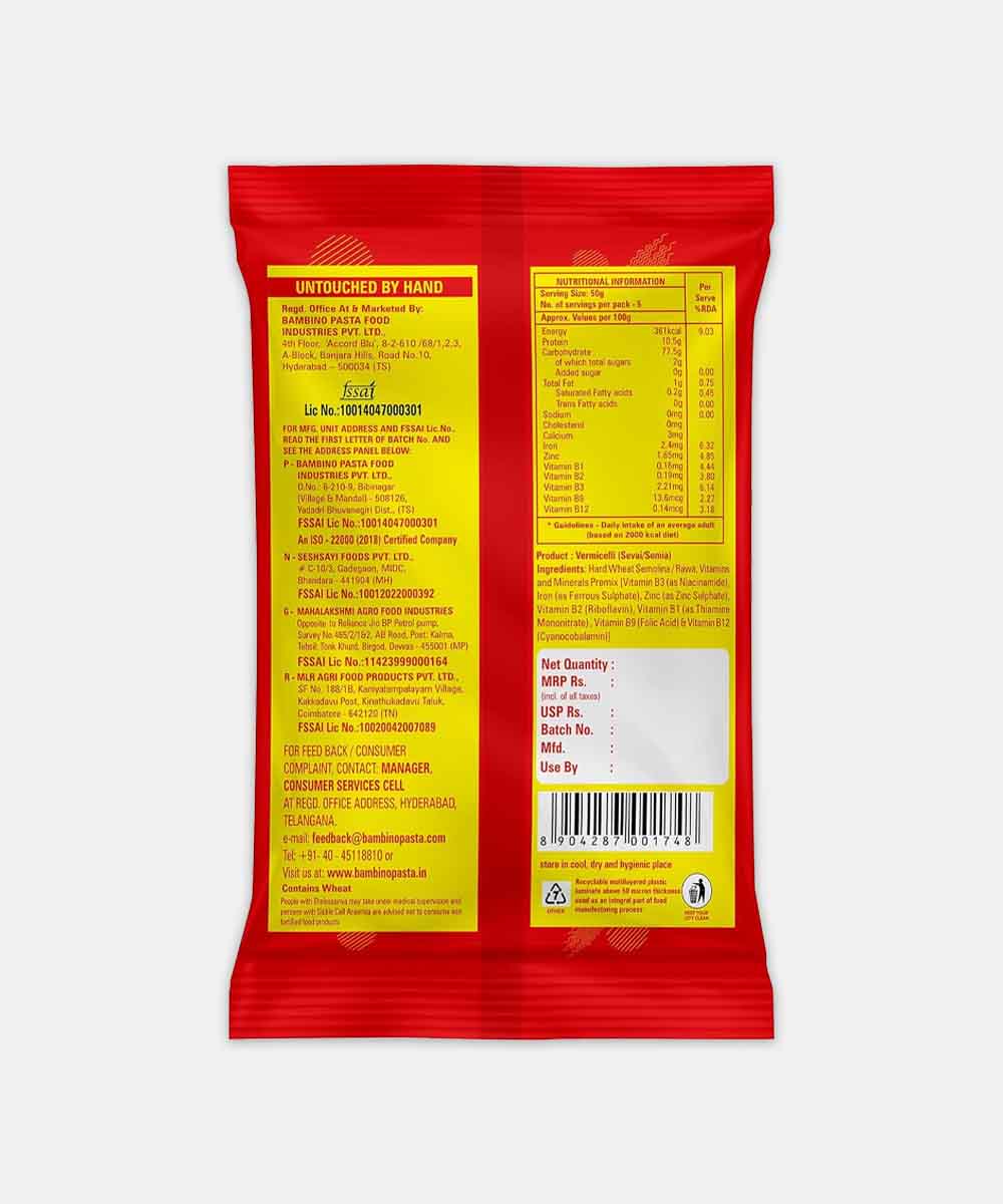 Bambino Vermicelli 200 Gm