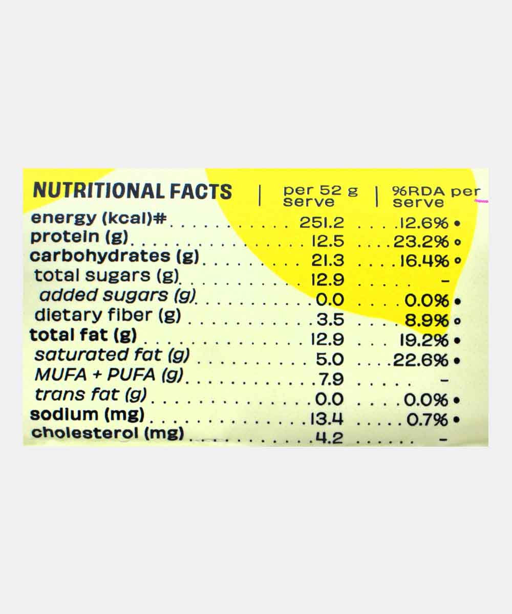 The Whole Truth Lemon Cranberry Bar 52 Gm