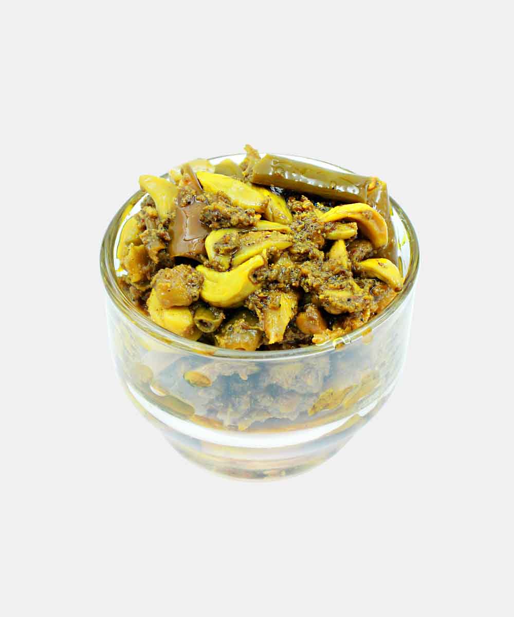 Lucknow Garlic Ginger Green Chilli Pickle 400 Gm