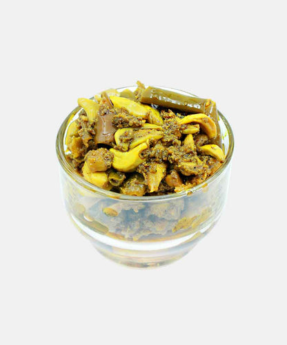 Lucknow Garlic Ginger Green Chilli Pickle 400 Gm