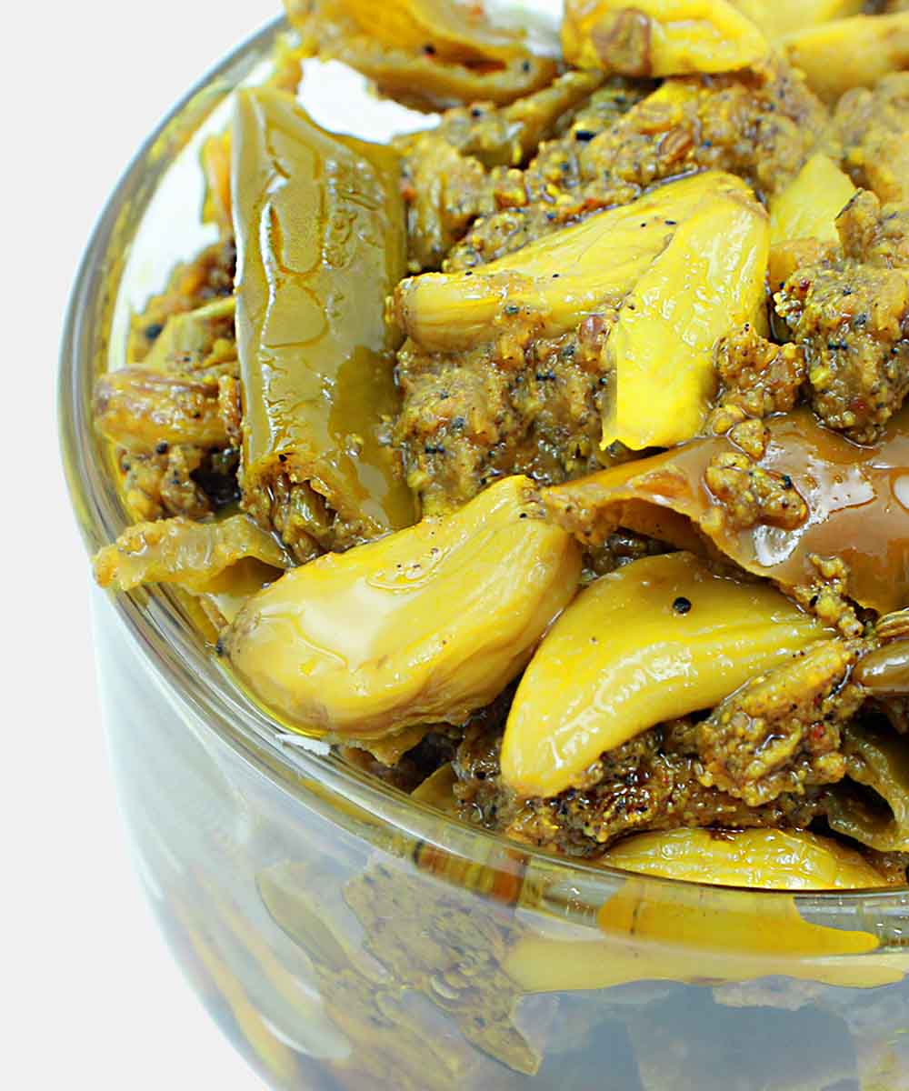 Lucknow Garlic Ginger Green Chilli Pickle 400 Gm