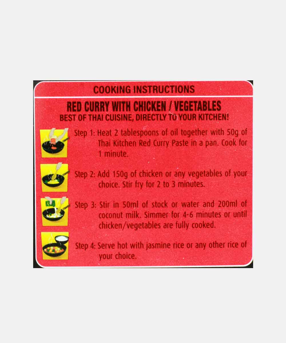 Thai Kitchen Red Curry Paste 50 Gm