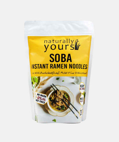 Naturally Yours Soba Instant Ramen Noodles 175 Gm