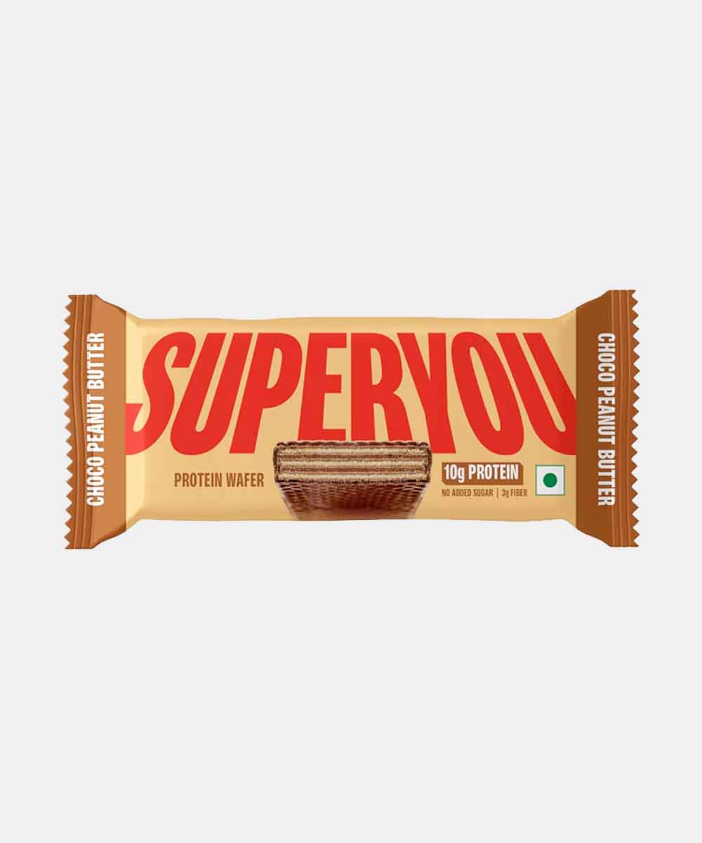 Superyou Choco Peanut Butter Protein Wafer Bar 40 Gm