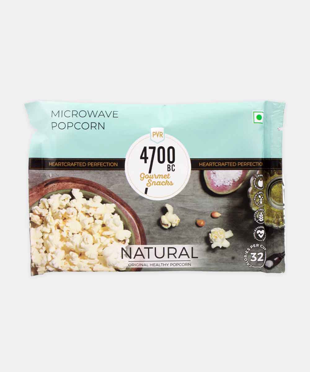 Pvr Natural Microwave Popcorn 88 Gm