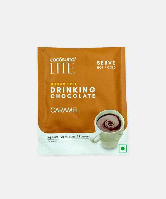Cocosutra Lite Sugar Free Caramel Drinking Chocolate 20 Gm