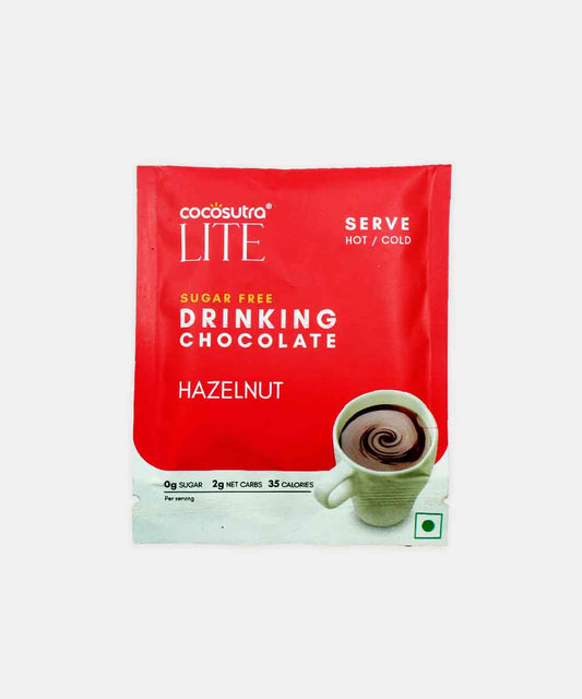 Cocosutra Lite Sugar Free Hazelnut Drinking Chocolate 20 Gm