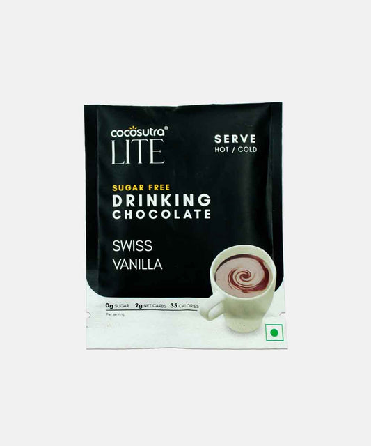 Cocosutra Lite Sugar Free Swiss Vanilla Drinking Chocolate 20 Gm