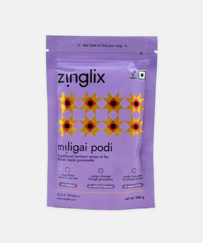 Zinglix Miligai Podi 100 Gm