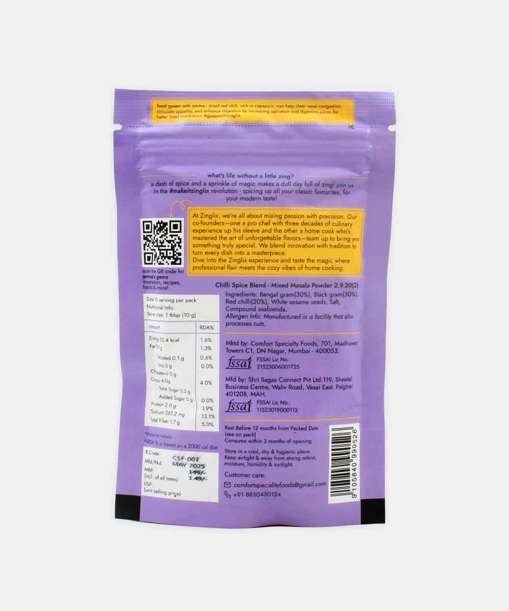 Zinglix Miligai Podi 100 Gm