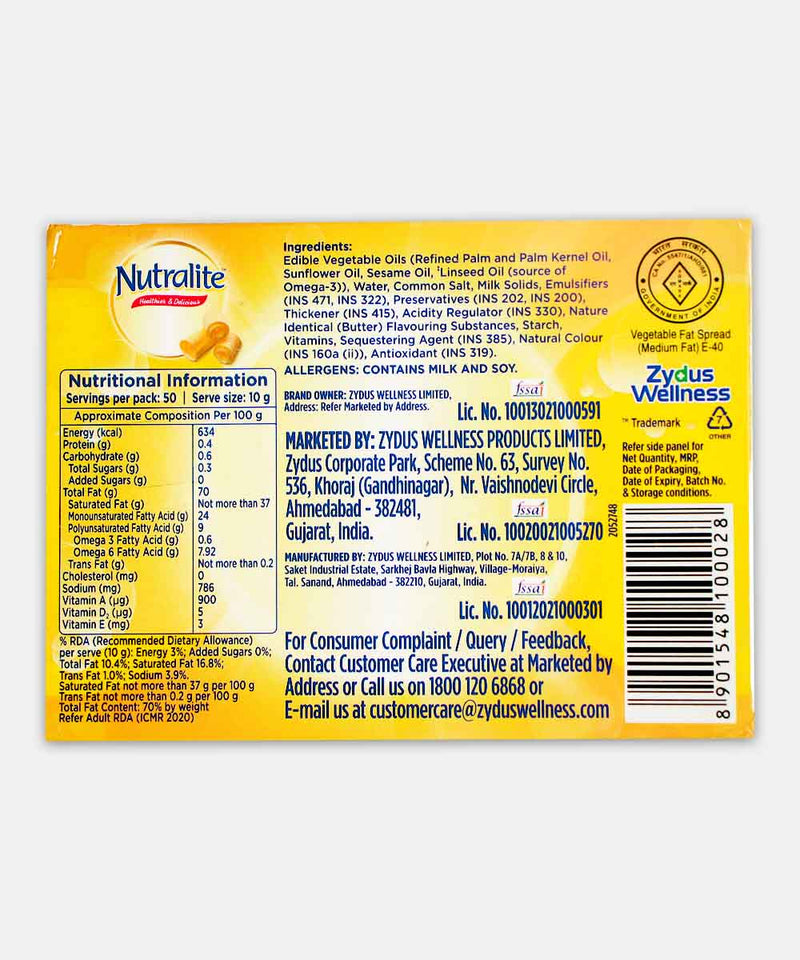 NUTRALITE BUTTER 500 GM