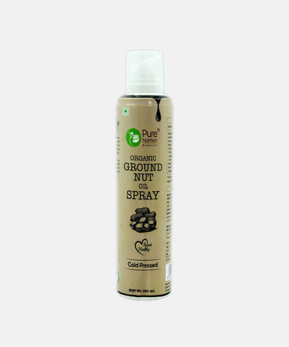 Pure Nutrition Naturals Organic Groundnut Oil Spray Cold Pressed 200 Ml