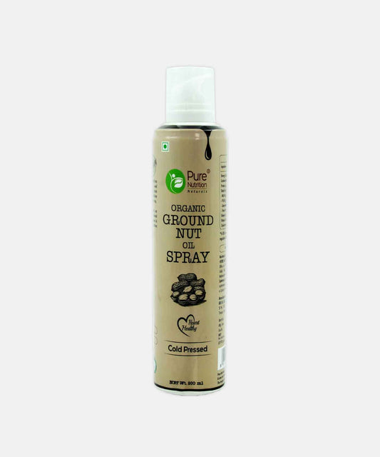 Pure Nutrition Naturals Organic Groundnut Oil Spray Cold Pressed 200 Ml