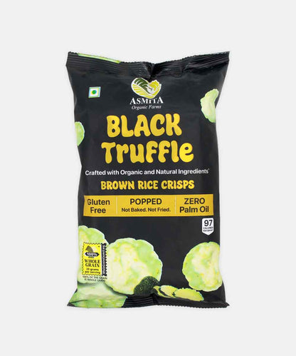 Asmita Black Truffle Brown Rice Crisps 55 Gm