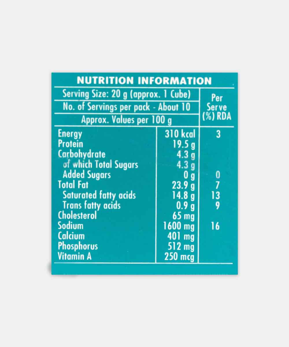 Britannia Cheese Cubes 200 Gm