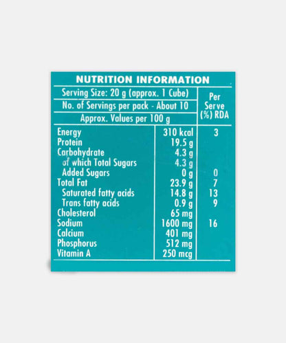 Britannia Cheese Cubes 200 Gm