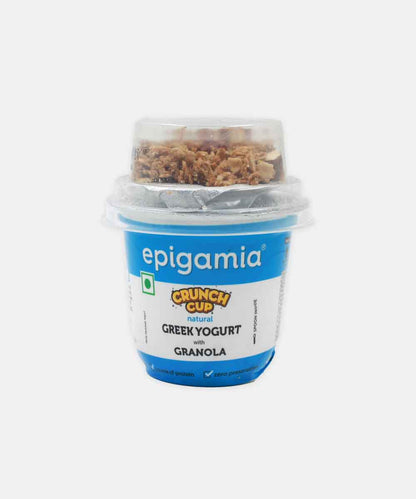 Epigamia Crunch Cup Natural Greek Yogurt With Granola 115 Gm