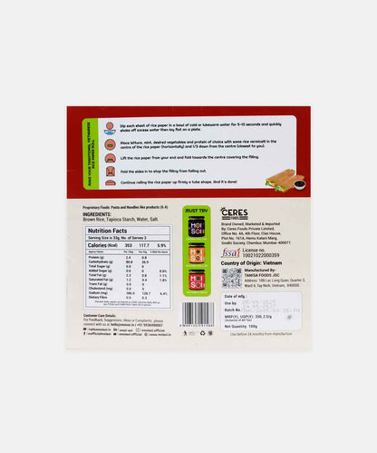 Moi Soi Gluten Free Brown Rice Paper 22 Cm 100 Gm