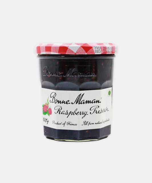 Bonne Maman Raspberry Preserve, Marmalade Fruit Jam 370 Gm