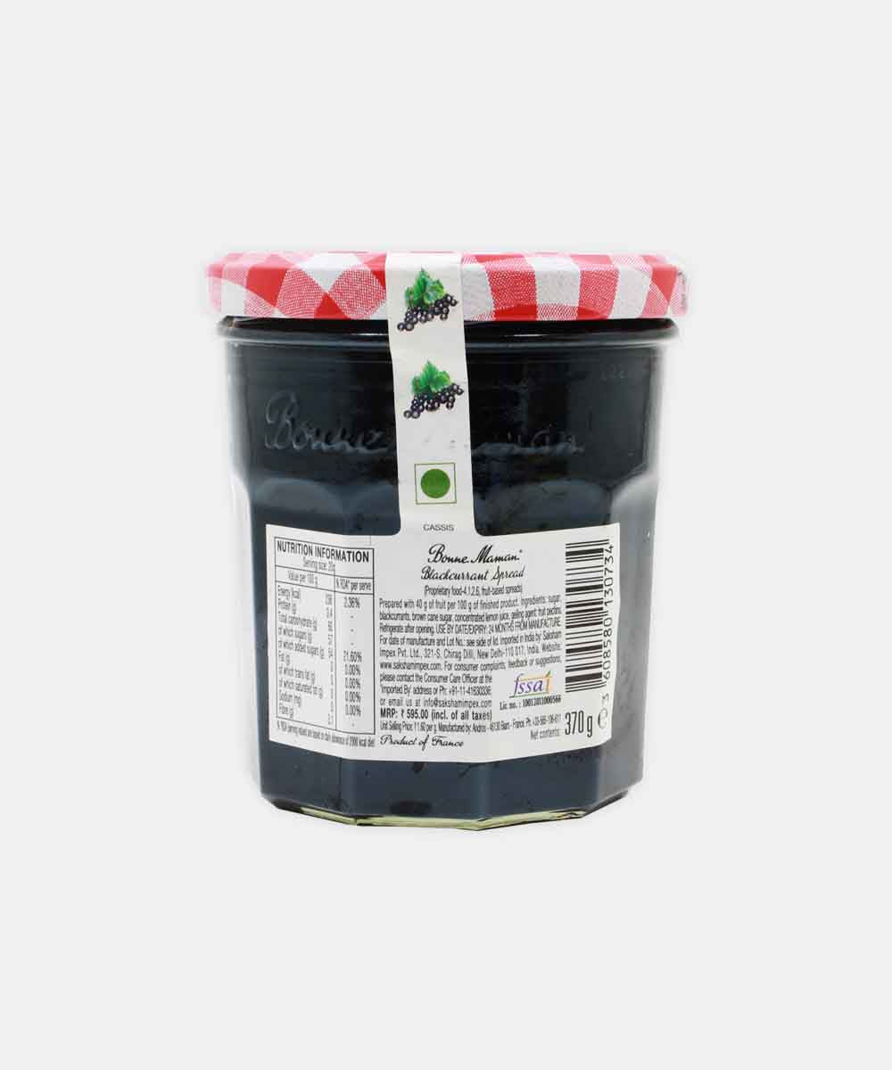 Bonne Mamam Blackcurrant Spread 370 Gm