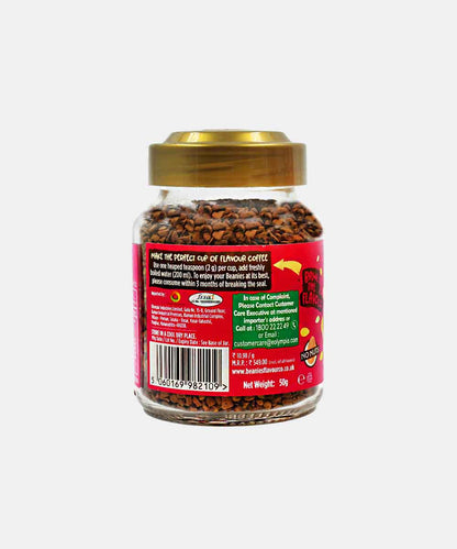 Beanies Amaretto Almond Flavour Instant Coffee 50 Gm | 100% Australian | Freeze Dried | Vegan | Nut - Free