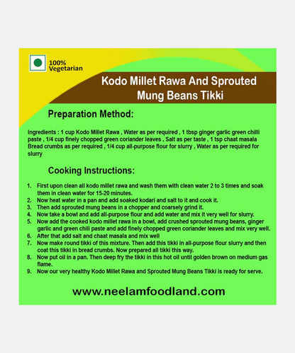 Kodo Millet Rawa 250 Gm