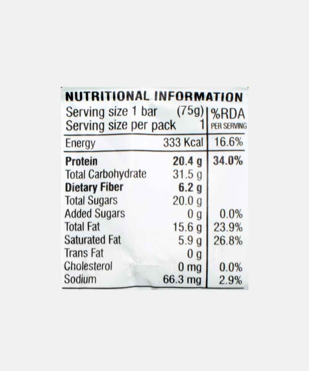 Ritebite Max Protein Active Date & Almond Protein Bar With 20G Protein, 6G Fiber 75 Gm