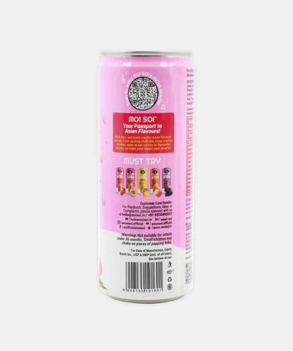 Moi Soi Popping Boba Lychee Fruit Drink 330 Ml