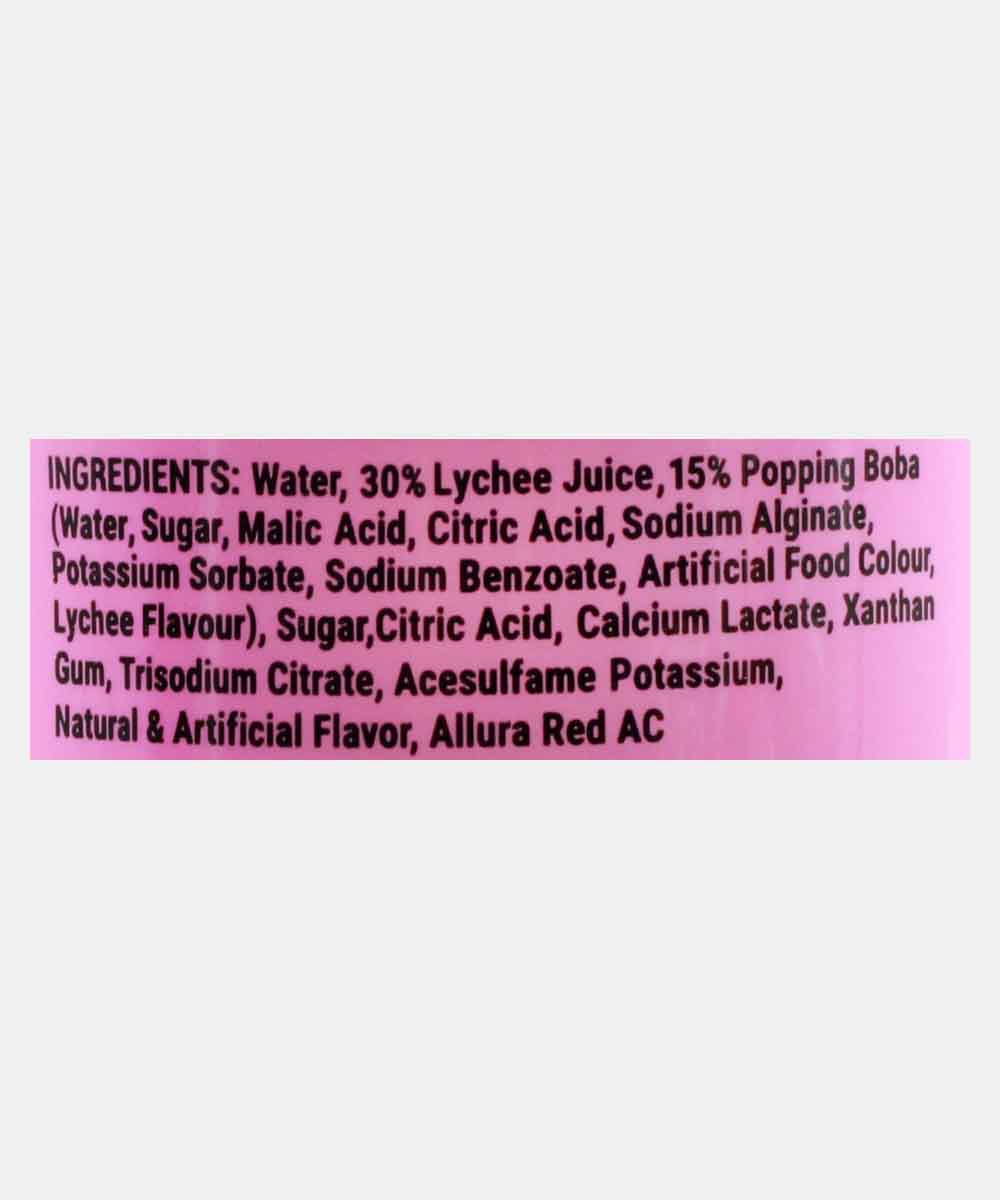 Moi Soi Popping Boba Lychee Fruit Drink 330 Ml
