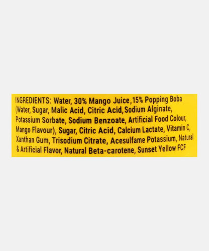 Moi Soi Popping Boba Mango Fruit Drink 330 Ml