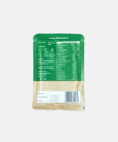 Fitlicious Moringa Sattu | Superfood Boost| Dairy & Gluten Free | 8G Protein | 40G Sachet