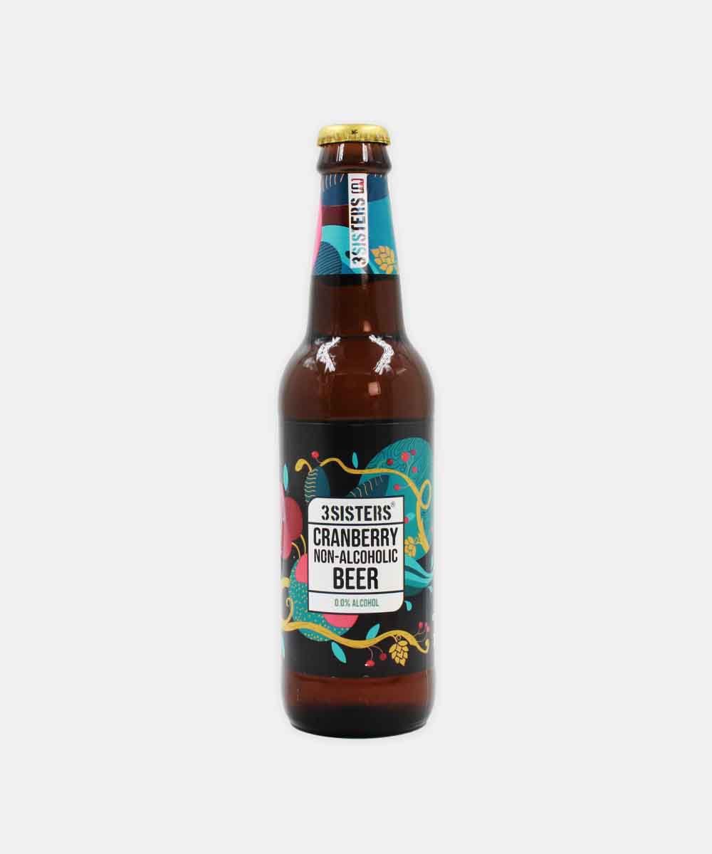 3 Sister Cranberry Non-Alcoholic Beer 330 Ml