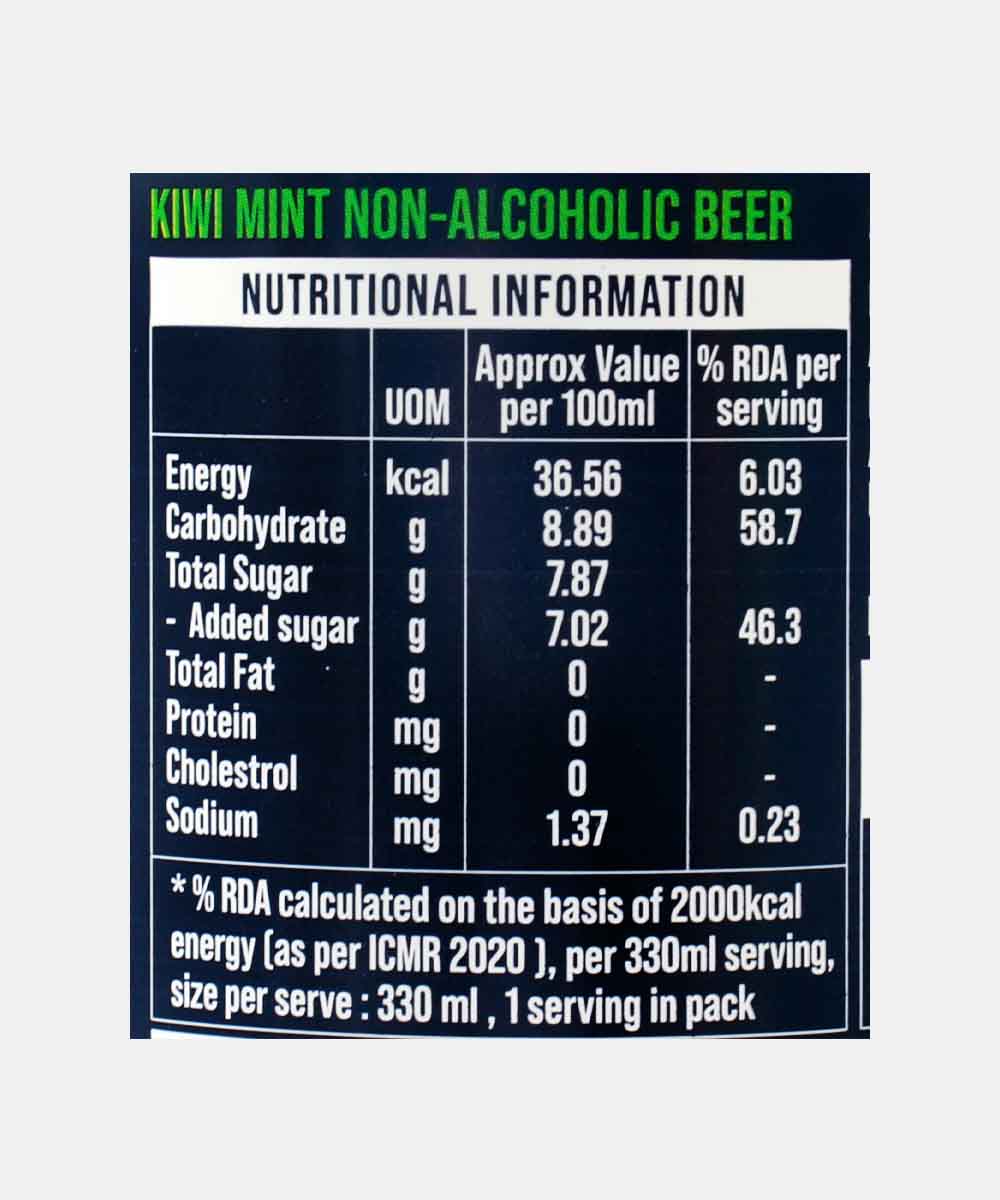 3 Sisters Kiwi Mint Non-Alcoholic 330 Ml