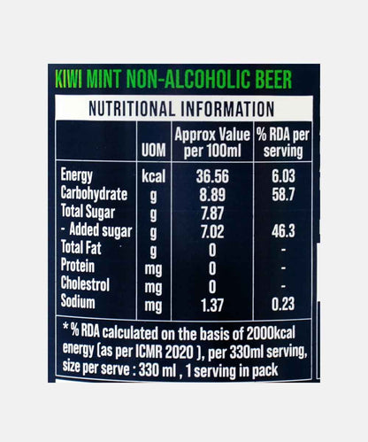 3 Sisters Kiwi Mint Non-Alcoholic 330 Ml