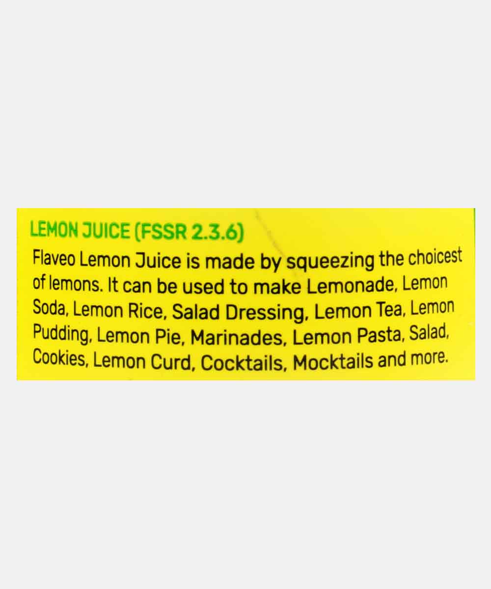 Flaveo Lemon Juice 250 Ml