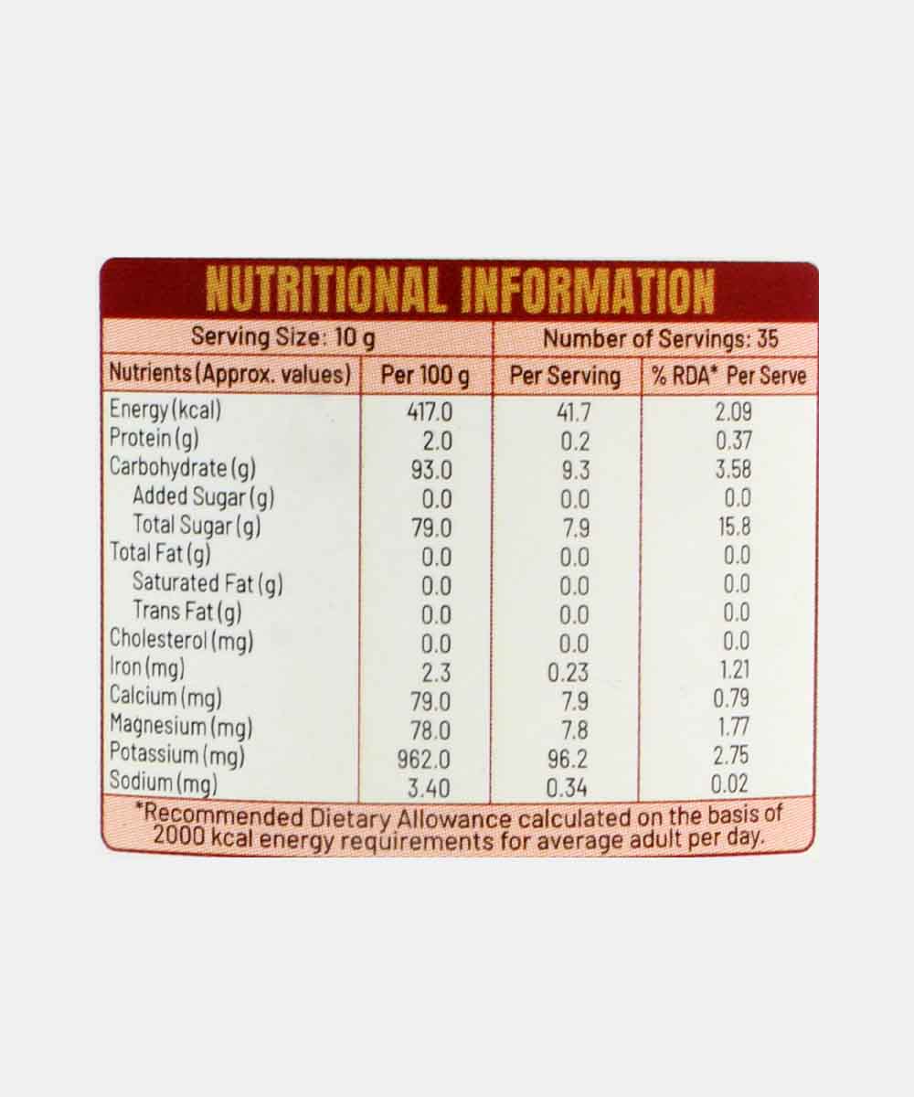 Sweetch Natural Date Sugar 350G Jar | Low Gi | No Preservatives | No Chemicals | Natural Sweetener Organic Date Powder For Baking, Desserts, Smoothies, & Coffee