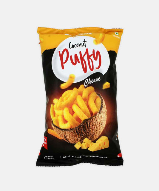 Open Coconut Puffy Cheese Flavor 90 Gm | No Palm Oil | Baked | Gluten Free