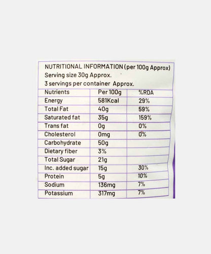 Open Coconut Chocolate Flavour Coconut Chips With Mct Oil 90 Gm | Baked | No Preservatives