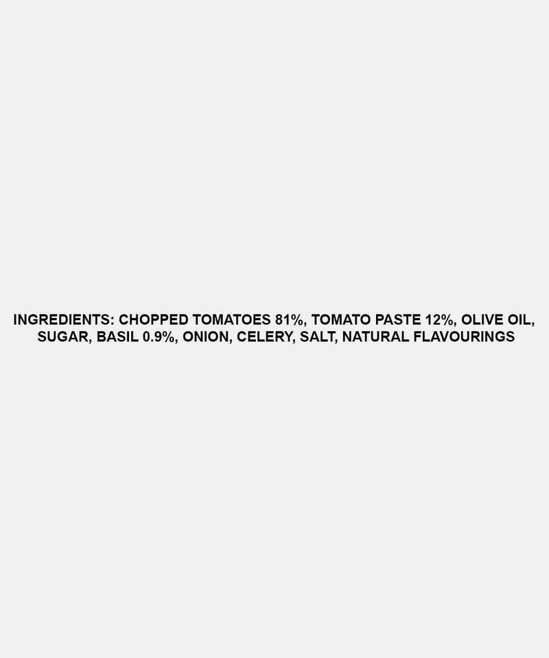 MUTTI ROSSORO TOMATOES WITH GENOVESE BASIL PDO 400 GM